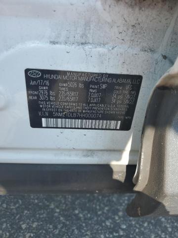 2017 HYUNDAI SANTA FE S - 5NMZTDLB7HH000074