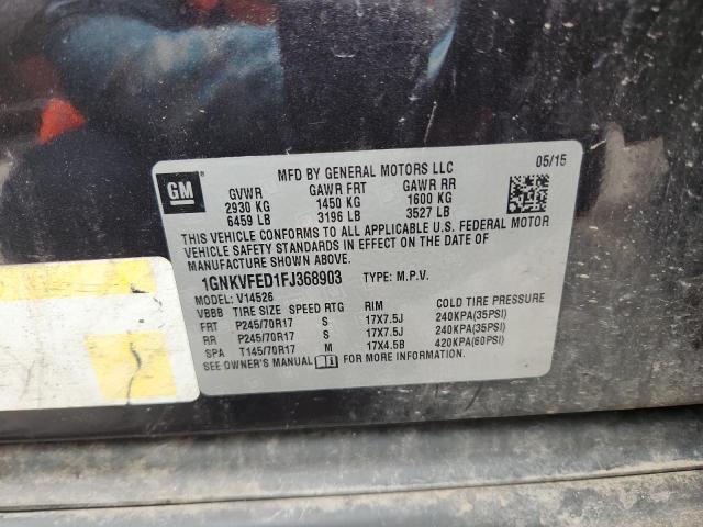 2015 CHEVROLET TRAVERSE L 1GNKVFED1FJ368903