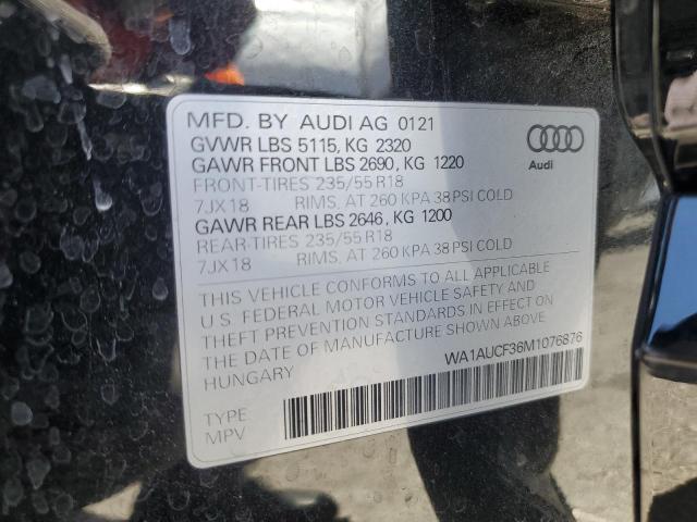 2021 AUDI Q3 PREMIUM WA1AUCF36M1076876