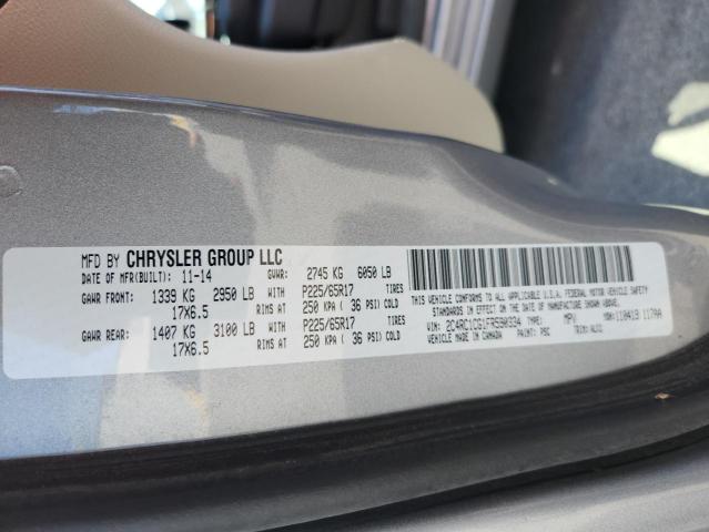 2015 CHRYSLER TOWN & COUNTRY TOURING L 2C4RC1CG1FR590334