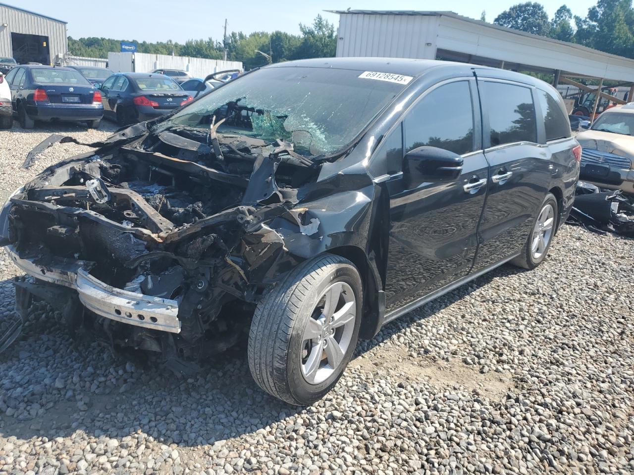 Lot #3259610375 2020 HONDA ODYSSEY EXL