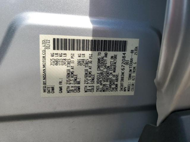 2022 NISSAN ROGUE SV - 5N1BT3BB1NC672084