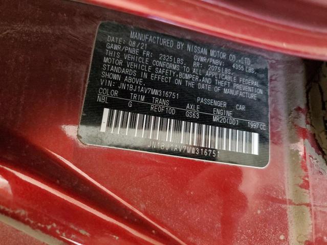 2021 NISSAN ROGUE SPOR #3280461167