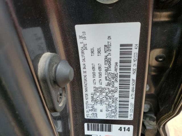 2019 TOYOTA TACOMA DOU - 3TMCZ5AN5KM197242