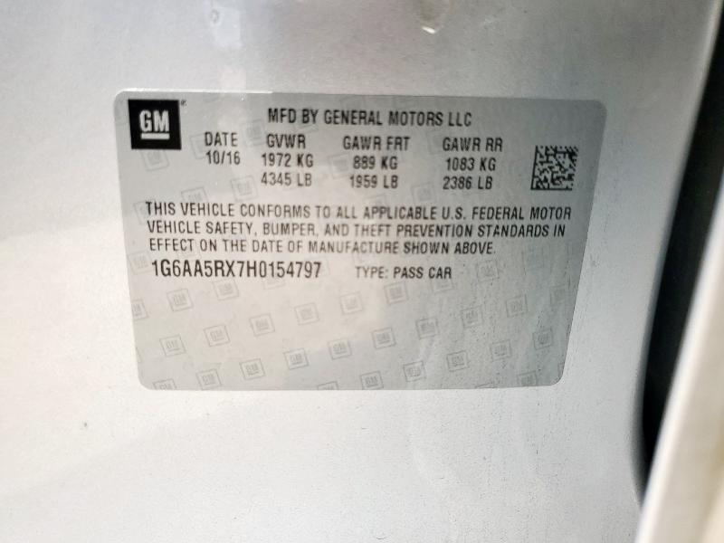 2017 CADILLAC ATS - 1G6AA5RX7H0154797