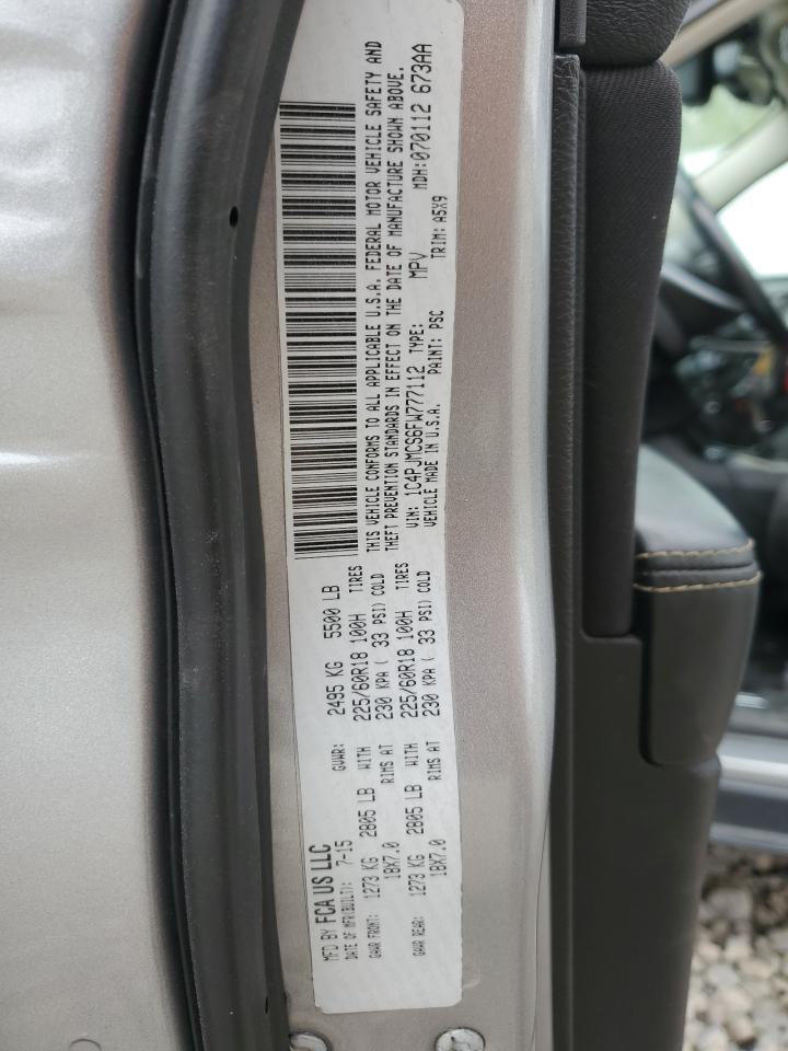 Lot #3240990171 2015 JEEP CHEROKEE L