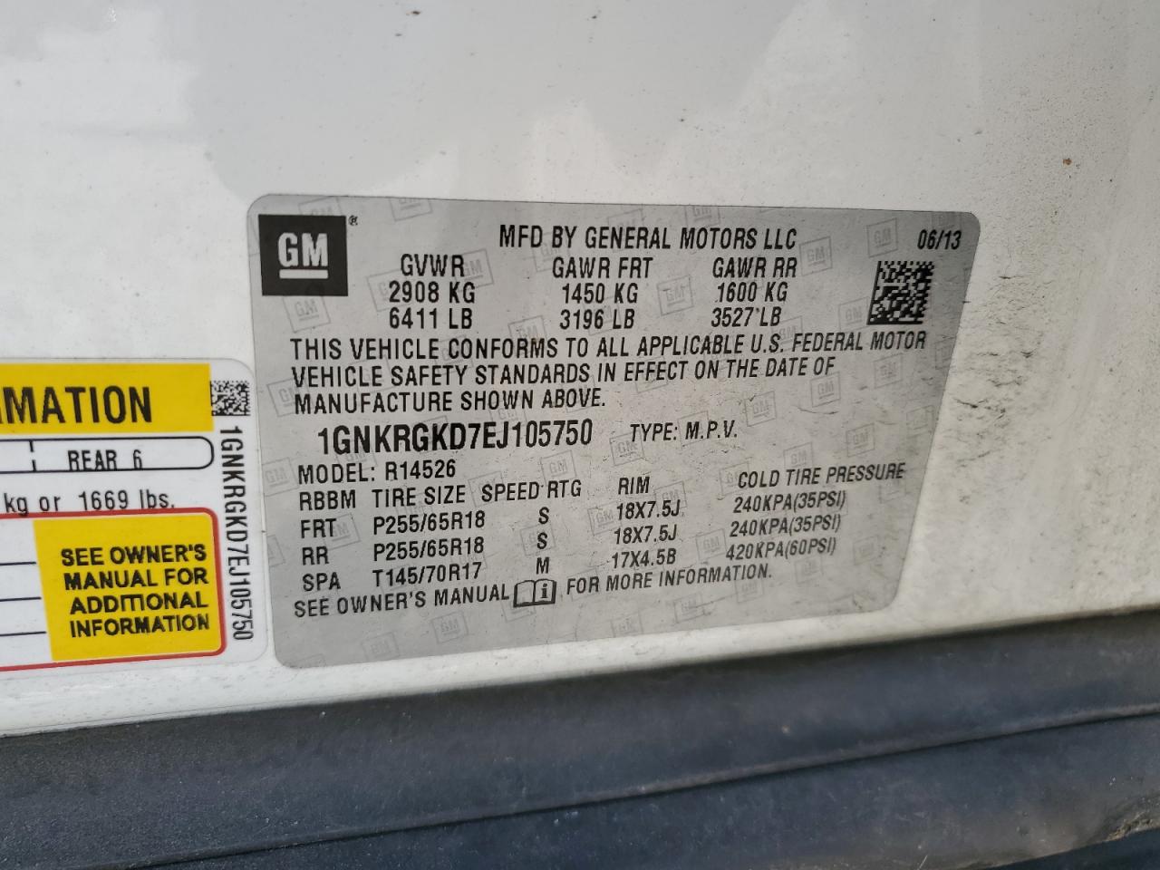 CHEVROLET TRAVERSE LT