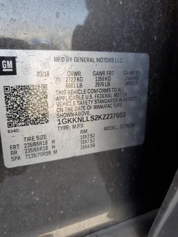 2019 GMC ACADIA SLE - 1GKKNLLS2KZ237603