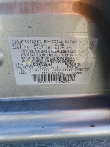 2015 NISSAN VERSA NOTE 3N1CE2CP6FL376252