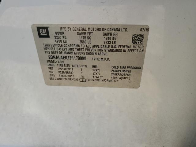 2015 CHEVROLET EQUINOX LS - 2GNALAEK1F1179990
