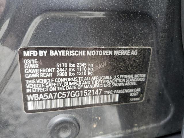 2016 BMW 528 XI WBA5A7C57GG152147