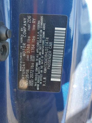 2017 HYUNDAI VELOSTER - KMHTC6AD8HU311474