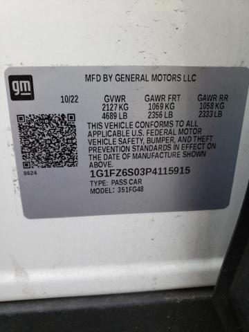 2023 CHEVROLET BOLT EUV P 1G1FZ6S03P4115915