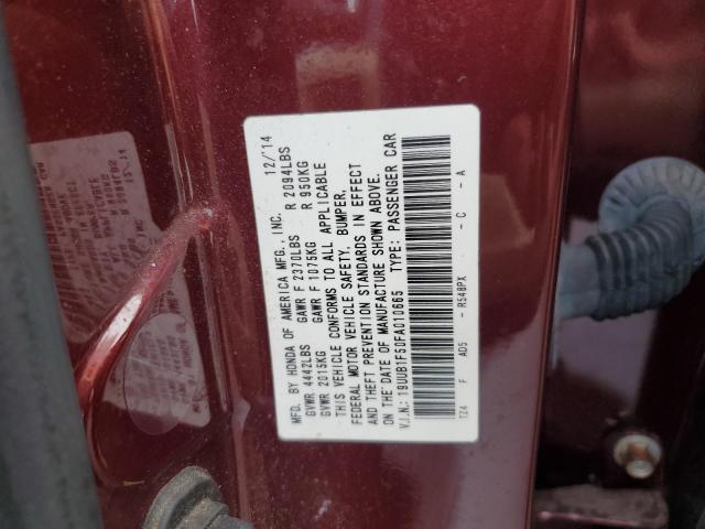 2015 ACURA TLX TECH 19UUB1F50FA010665