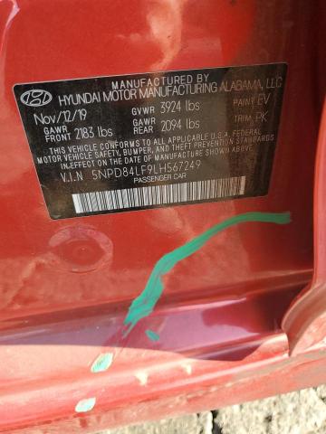 2020 HYUNDAI ELANTRA SEL - 5NPD84LF9LH567249