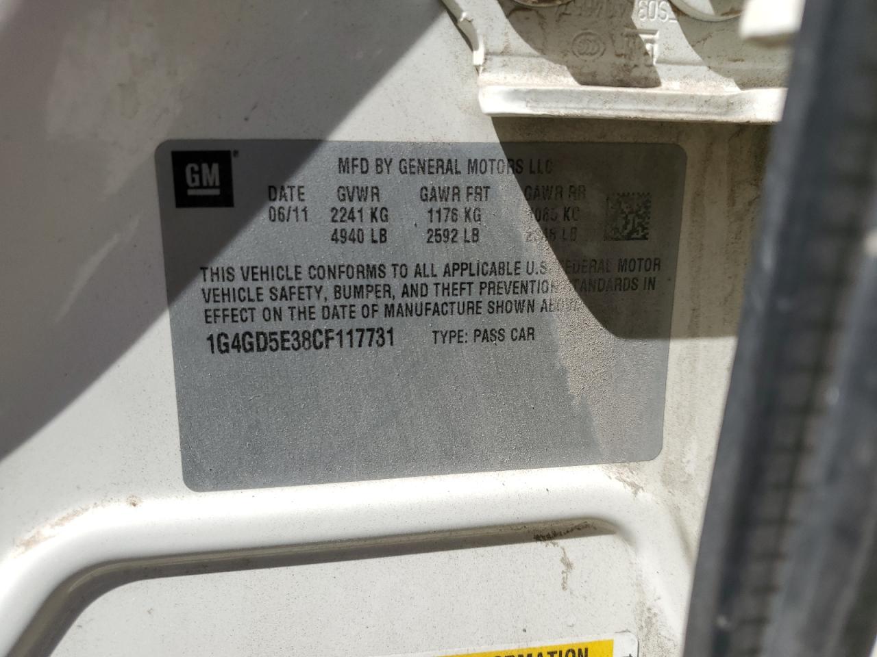 BUICK LACROSSE PREMIUM