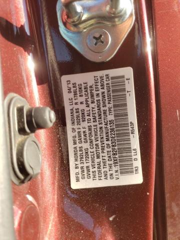 2013 HONDA CIVIC EX - 19XFB2F83DE236135