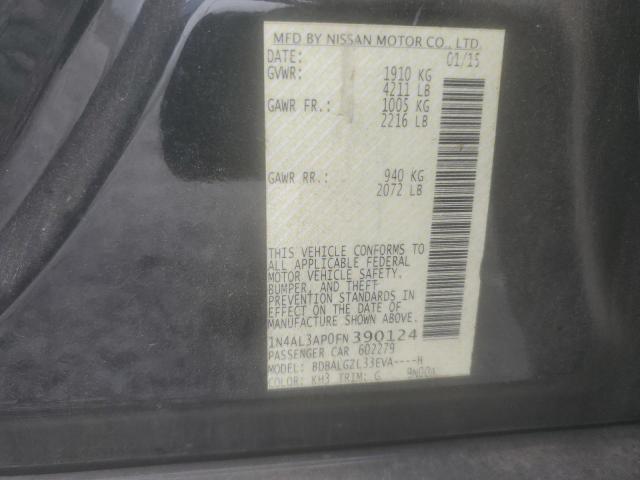 2015 NISSAN ALTIMA 2.5 1N4AL3AP0FN390124