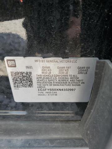 2022 CHEVROLET BOLT EUV L 1G1FY6S0XN4102997