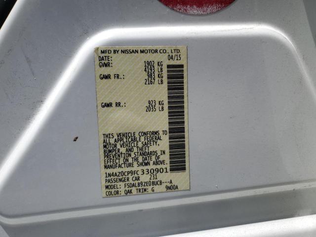 2015 NISSAN LEAF S - 1N4AZ0CP9FC330901