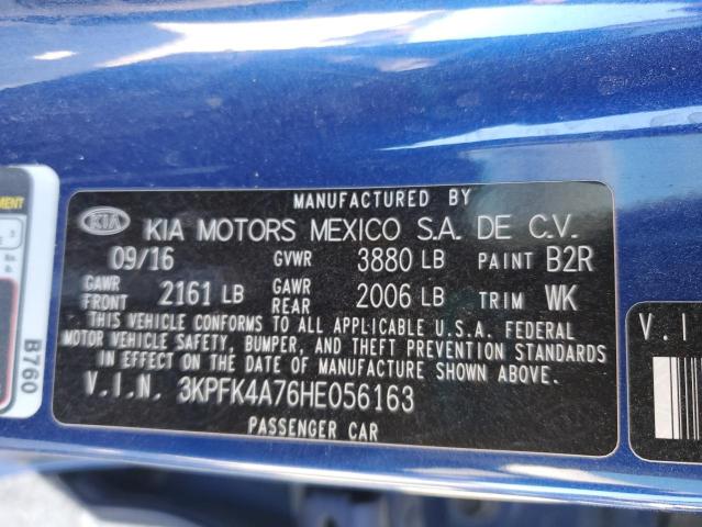2017 KIA FORTE LX - 3KPFK4A76HE056163