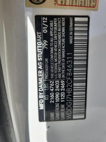 2012 MERCEDES-BENZ C 63 AMG - WDDGJ7HB2CF846311