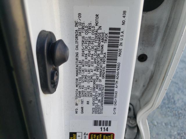 2010 TOYT TACOMA DOUBLE CAB - 5TELU4ENXAZ697627