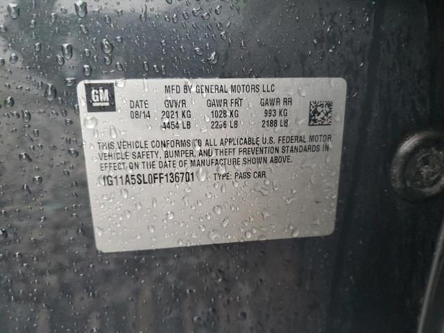 2015 CHEVROLET 150 1G11A5SL0FF136701