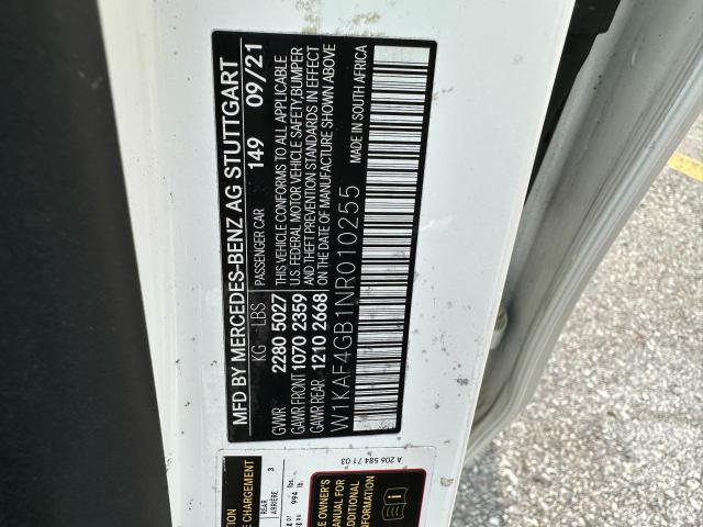 2022 MERCEDES-BENZ C 300 W1KAF4GB1NR010255