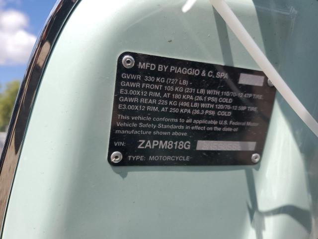 2022 VESPA PRIMAVERA/ ZAPM818G9N5905685