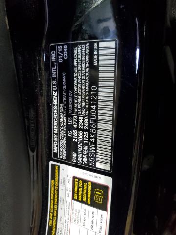 2015 MERCEDES-BENZ C 300 4MAT 55SWF4KB6FU041210