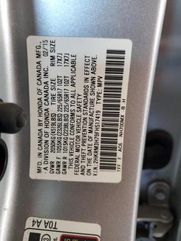 2015 HONDA CR-V EXL 2HKRM3H79FH517419