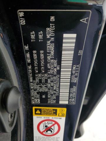 2016 TOYOTA HIGHLANDER 5TDJKRFHXGS259750