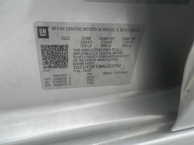 2021 CHEVROLET SILVERADO #3225574553