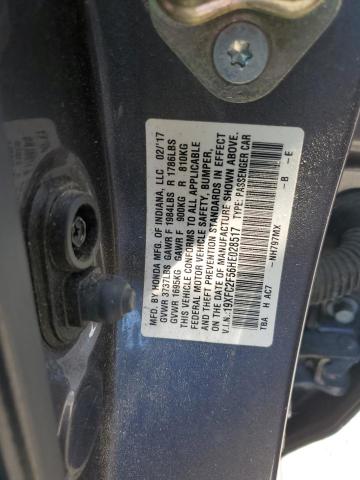 2017 HONDA CIVIC LX 19XFC2F56HE028517