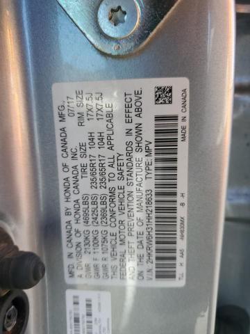 2017 HONDA CR-V LX 2HKRW6H31HH218633