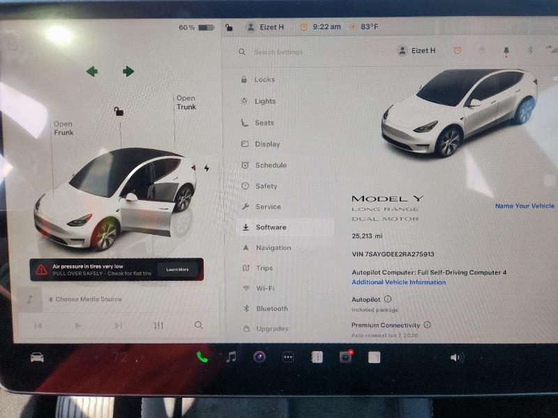 2024 TESLA MODEL Y 7SAYGDEE2RA275913