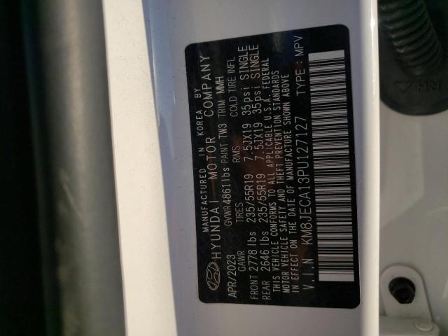 2023 HYUNDAI TUCSON LIMITED KM8JECA13PU127127
