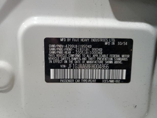 2015 SUBARU IMPREZA JF1GJAA68FH004866