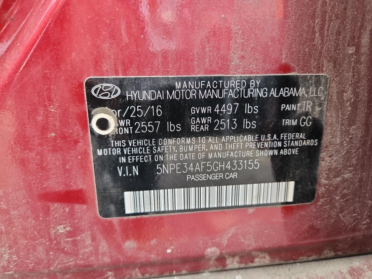 HYUNDAI SONATA SPORT