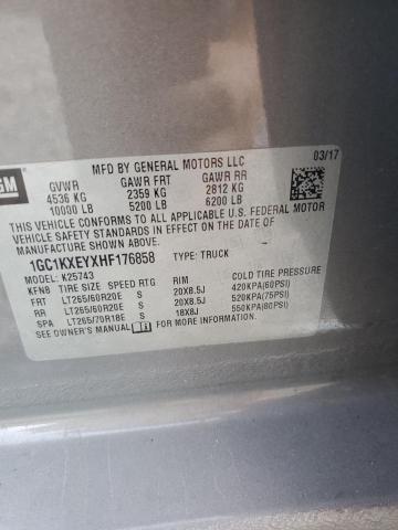 2017 CHEVROLET SILVERADO K2500 HIGH COUNTRY 1GC1KXEYXHF176858