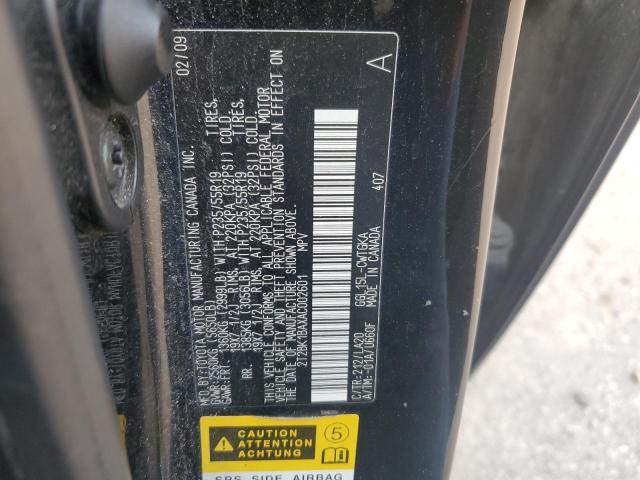 2010 LEXUS RX 350 - 2T2BK1BAXAC002601