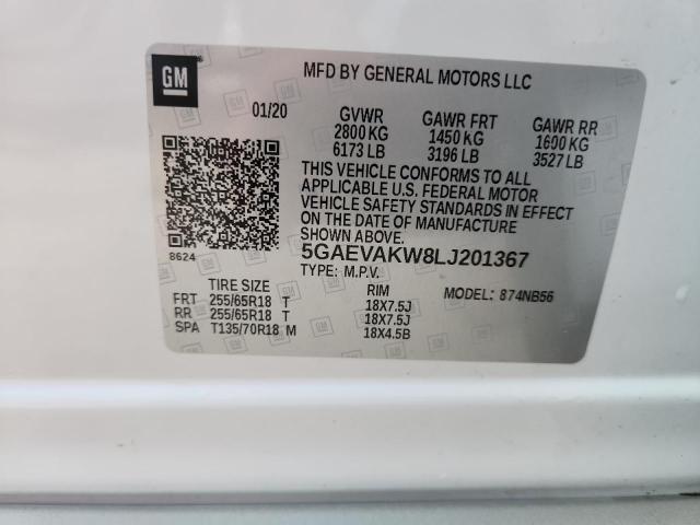 2020 BUICK ENCLAVE ES 5GAEVAKW8LJ201367