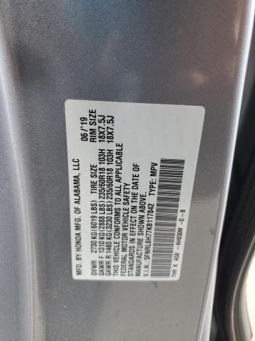 2019 HONDA ODYSSEY EXL - 5FNRL6H77KB117842