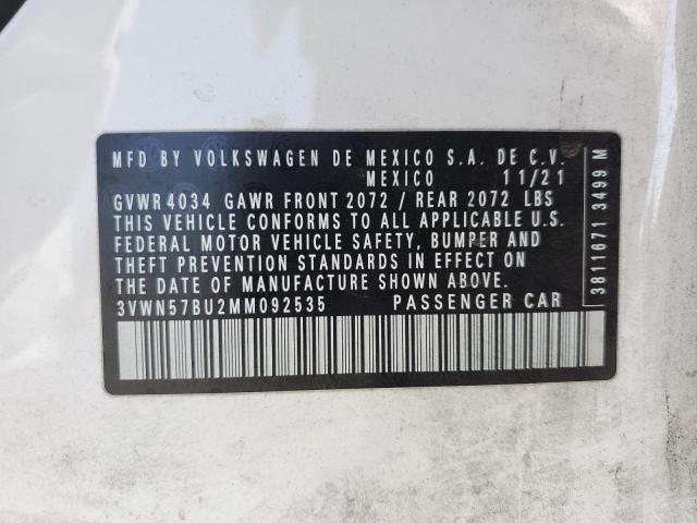 2021 VOLKSWAGEN JETTA S 3VWN57BU2MM092535