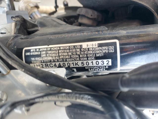 2001 HONDA VT750 DC JH2RC44001K501032