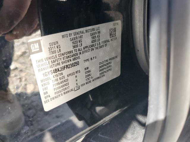 2015 CADILLAC ESCALADE L 1GYS4BKJ9FR238250