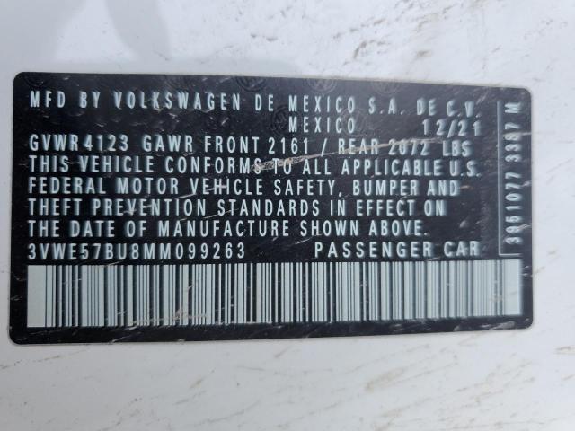 2021 VOLKSWAGEN JETTA SEL 3VWE57BU8MM099263