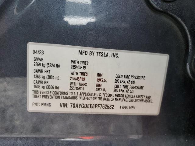 2023 TESLA MODEL Y 7SAYGDEE8PF762582