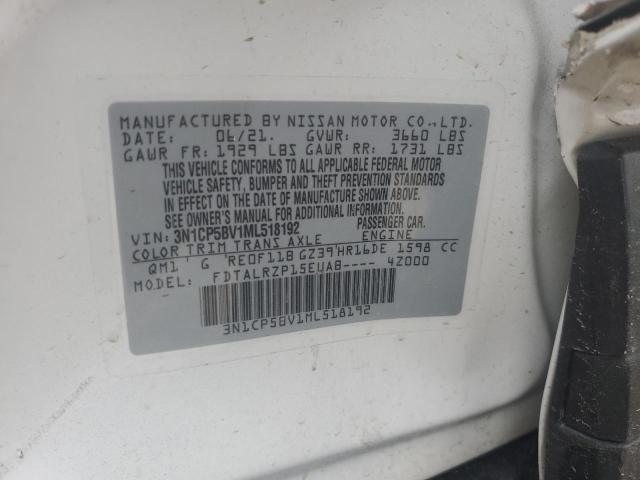 2021 NISSAN KICKS S 3N1CP5BV1ML518192